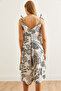 Women's Ring Black Sling Tie Pocket Woven Viscose Jumpsuit Tlm- 19000116 - 6