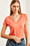 Women's Melon Neck Lace Loose Viscose Blouse Blz- 19000873 - 4