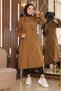 Garni Detailed Coat Brown Mi̇h10385 - 2