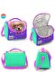 Yellow Pink Cute 3-Piece Dog School Bag Set - 7