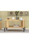 Modern Coffee Table with Storage Shelf - Durable, Space-Saving, Easy Maintenance - 4