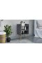 Modern Nightstand with 3 Open Shelves - Versatile, Lightweight, Easy to Assemble - 2