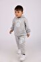 S.F.D.K 25 PRINTED HOODED, KANGAROO POCKET, BOY'S Tracksuit SET - 2