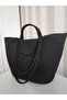 Handmade Custom Design Beach Bag, Handbag Shoulder Bag, Black Beach Bag - 3