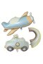 Retro Foil Balloon Set - Retro Police Car - Retro Airplane Foil Balloon Retro Rainbow Foil Balloon - 2