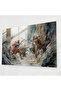 Gods Vs. Titans Glass Print - Mythology, Mythology, Greek Gods, Realistic Picture