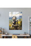 Artistic Dog Glass Print - Animals Dressed Like Humans, Glass Print, Dog, Rural - 2