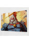 Mythology Glass Print: Chicken Zeus, Mythology, Glass Art, Comic Book