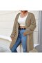 سترة ATEMODA كبيرة الحجم ذات أكمام طويلة - 5