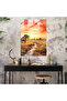 Afro Serenity Glass Print - Afro, Glass Print, Wall Decoration, Glass Wall Art - 2