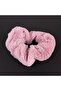 Women's Powder Color Plush Soft Rubber Bagel Buckle Bun Buckle - 2