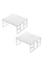 Cabinet Organizer Shelf Plate Cup Shelf Metal Shelf 4 Pieces Metal Horizontal Shelf - 4