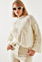 Women's Ecru Openwork Sweater 20246180 - 4