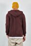 Hooded Zippered Sweat Brown |   Ee 100227698 -7698 - 5