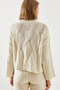 Women's Ecru Openwork Sweater 20246180 - 7