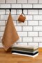 Cinnamon Color 2-Piece 100% Cotton Towel Set - Ideal for Bathroom and Kitchen - 5