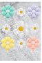 9-Piece Mixed Daisy Foil Balloon Set