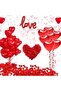 Valentine's Day Decoration Package Red Love Heart Balloon Set