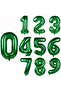 Green Football Themed Number Balloon Set - Age 2 - 2