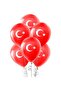 23 April 29 October Turkish Flag Themed Latex and Foil Balloon Set - 3