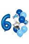 Age 6 Transparent Blue Balloon Sequin Set