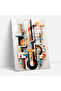 Oppenheimer Glass Wall Art, Geometric Fusion, Oppenheimer, Home Decor