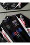 Black and White Double ColoR Unisex Office Dpt. PRinted ZippeRed Raincoat and WindbReakeR Set - 3