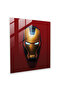 طباعة Marvel Iron Man على الزجاج - Marvel، الحد الأدنى، الرجل الحديدي، الفن الحديث