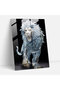 Realistic Glass Sculpture, Majestic Lion Glass Print, Power, Home Decor