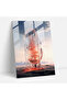 Oppenheimer Futuristic Glass Wall Art, Oppenheimer, Home Decor