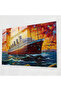 Titanic Glass Wall Art - Vibrant Mosaic - Titanic, Wall Decoration, Vitality, Vibrant