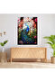 Glass Art Majestic Peacock Stained Glass, Realistic Glass Sculpture, Glass Wall Art - 2