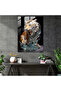 Realistic Glass Sculpture: Wild Tiger Glass Print, Realistic Glass Sculpture, Wild - 2