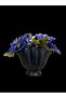 Concrete - Oyster Vase - Black - 19.5 cm - 5
