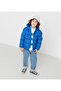 Boy's Water and Windproof Hooded Coat Puffer Jacket_Blue - 2