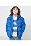 Boy's Water and Windproof Hooded Coat Puffer Jacket_Blue