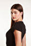 Women's Basic Ribbed Lycra V Neck Sleeve Tshirt Tank Top Blouse - 6