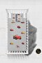 Lightning Mcqueen Patterned Baby Duvet Cover Set with Sheets TLABN-107
