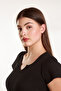 Women's Basic Ribbed Lycra V Neck Sleeve Tshirt Tank Top Blouse - 5