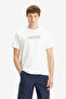 Relaxed Fit Short Sleeve Graphic Men's White T-Shirt 16143-1487