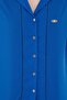 Women's Blue Short Sleeve Shirt - 5