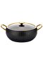 3529 9 Piece Meridian Granite Pan Set 152.3529.black.gold - 2