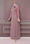 Dark Powder Sequin Evening Dress - Asm12020 - 2