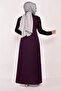 Stoned Evening Dress Plum Asm2546 - 5