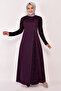 Stoned Evening Dress Plum Asm2546