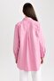 Long Sleeve Gabardine Tunic Shirt - B3702ax23au - 8