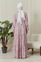 Skirt Layered Flower Patterned Gypsy Viscose Dress Hijab Dress Mother's Dress Prayer Dress - 5