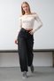 Smoked Loose Cut High Waist Balloon Fit Baggy Jean Jeans Loose Women's Balloon Pants @Matera