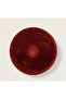 Red Screw-On Round Plastic Reflector 1St Quality Cat Eye Caravan/Van/Trailer