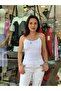 Polyemid Double Layer Crop with Rubber Straps - 2